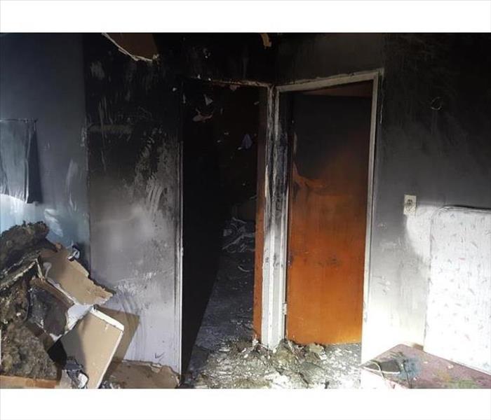 Bedroom Fire that moved to hallway 
